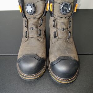 ARIAT BOA Men's Black and Brown Work Boots Size 10D